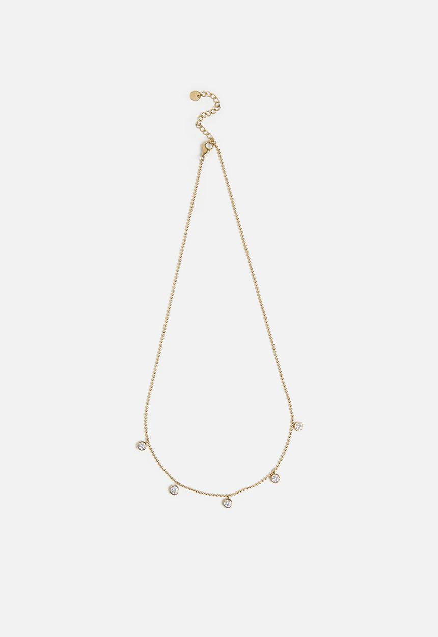 Zoe on Trend - Pretty Drop-Necklace - Gold