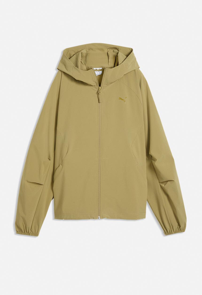 PUMA - Pumatech Sense 4-Way Stretch Oversized Short Woven Jacket - Chai Latte