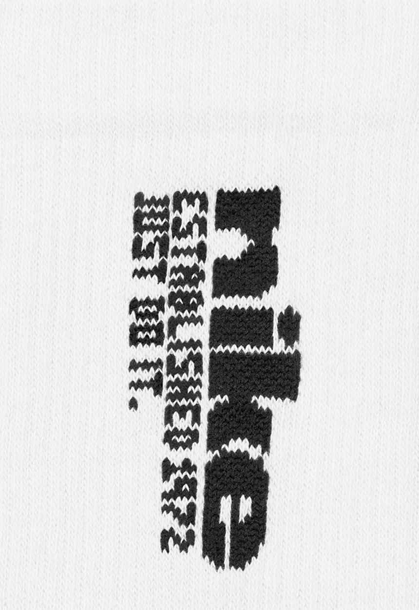 Nike - Ed Elvd crew 2P Mgfx - 144 - White
