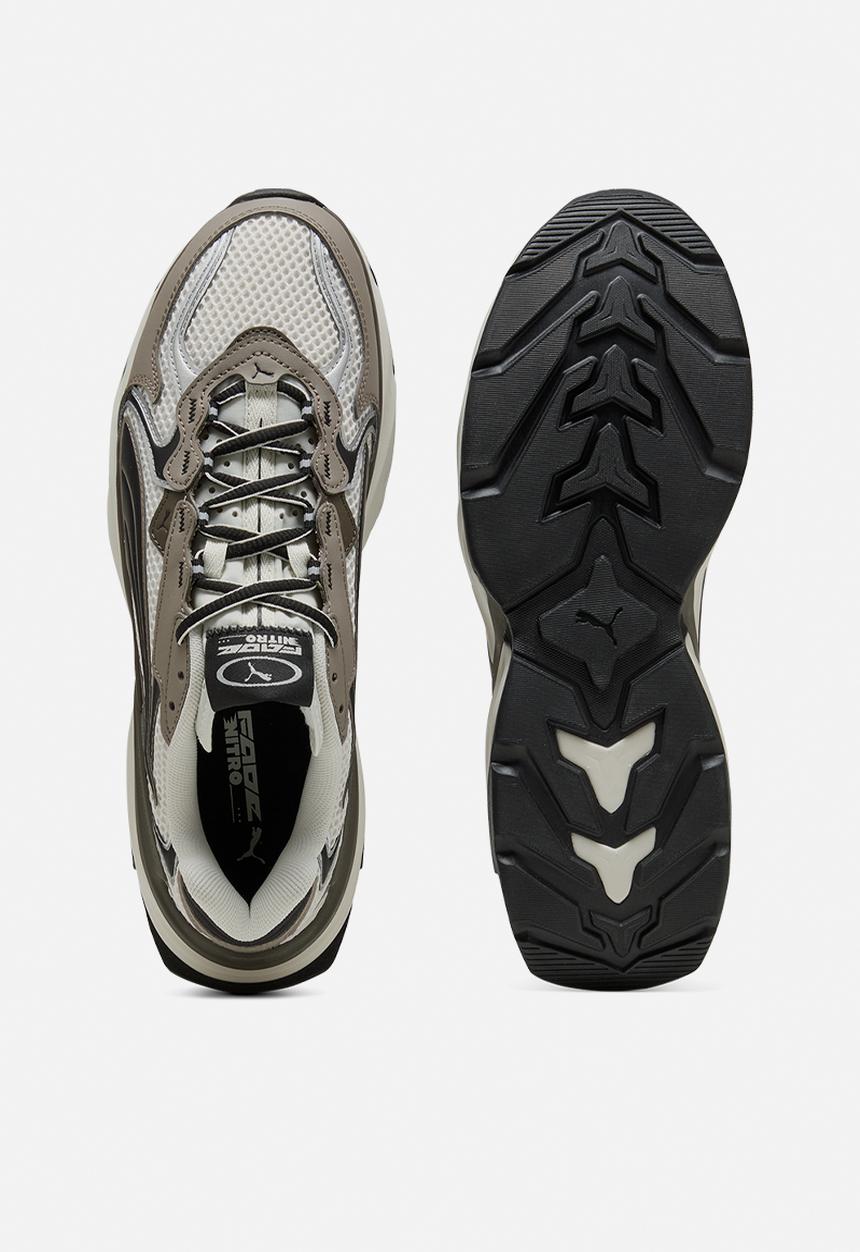 PUMA - Fade Nitro LS - Warm White/Mouse Gray