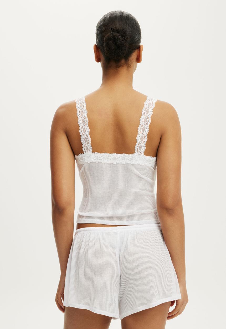 Cotton On - Sheer Shorts - White