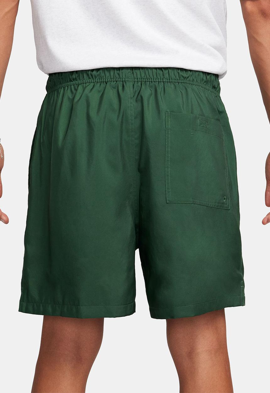 Nike - NSW  Club Woven Flow Short - Dk Green Fir/White