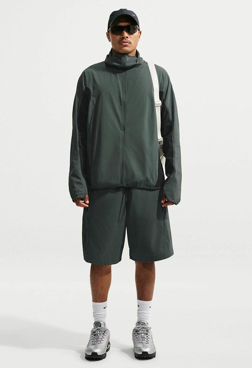 Nike - Dri Fit Tech Helios Sun LS Shl - Camo Green/Newsprint/Black