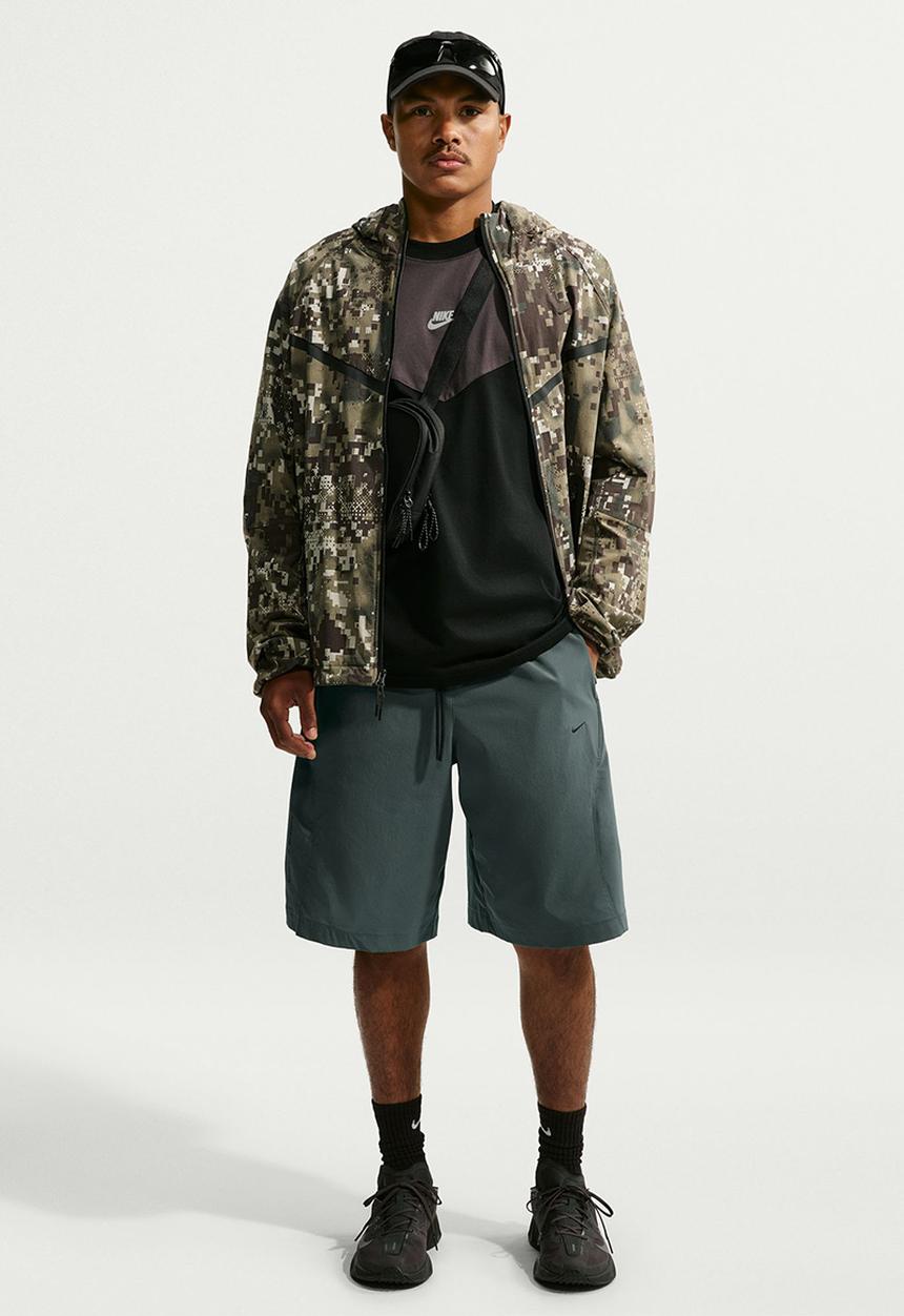 Nike -  Tech Helios Dri-FIT  Sun Shorts - Camo Green/Black