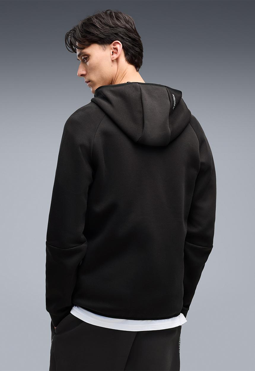 PUMA - PUMATECH Slim Full-Zip Hoodie DK - Black
