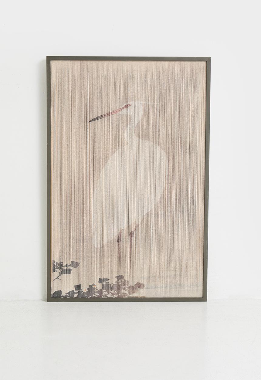 Sixth Floor - Heron Rope Artwork Natural 60x3x90cm