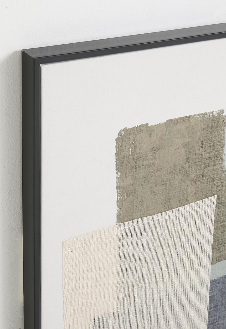 Sixth Floor - Earthy Abstract Framed Wall Art - Green