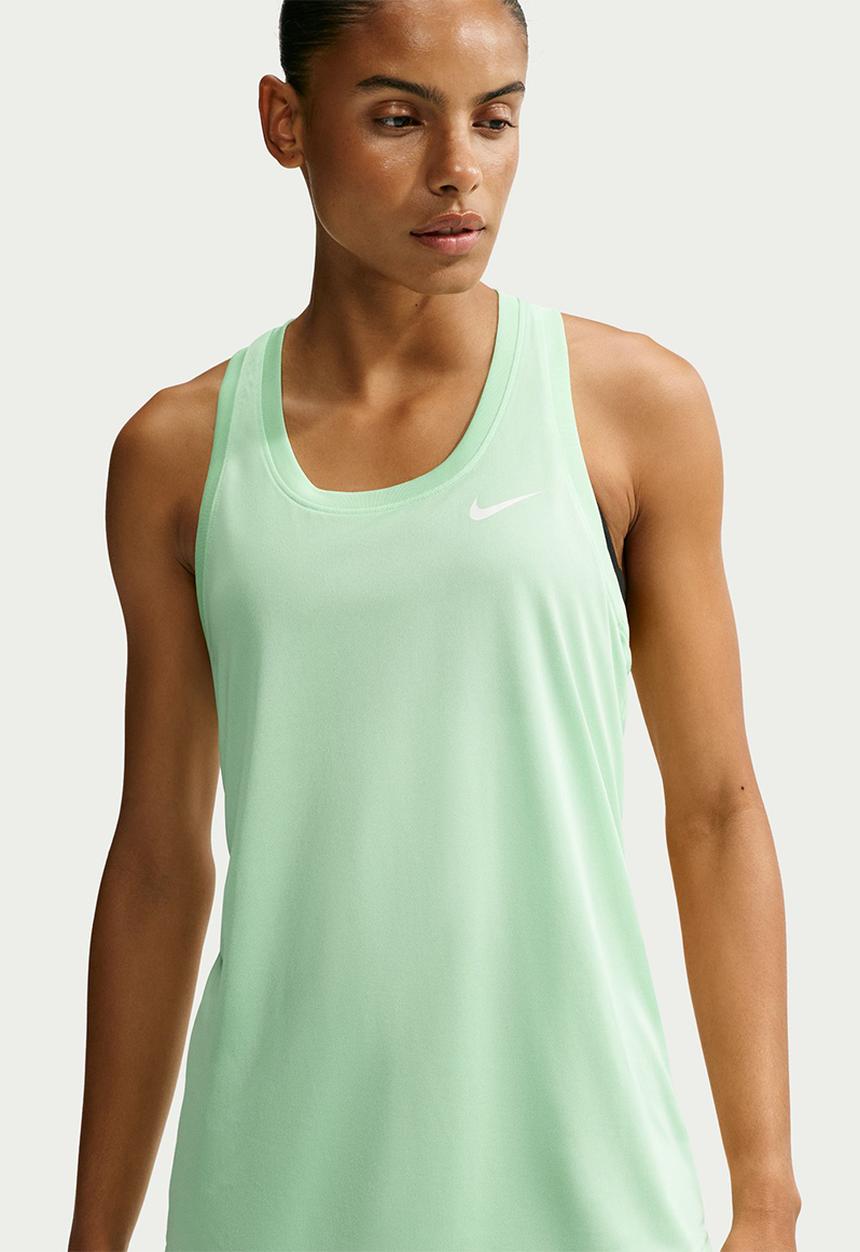 Nike - W Nk Df Rlgd Rcr Tank - Cucumber Calm/White