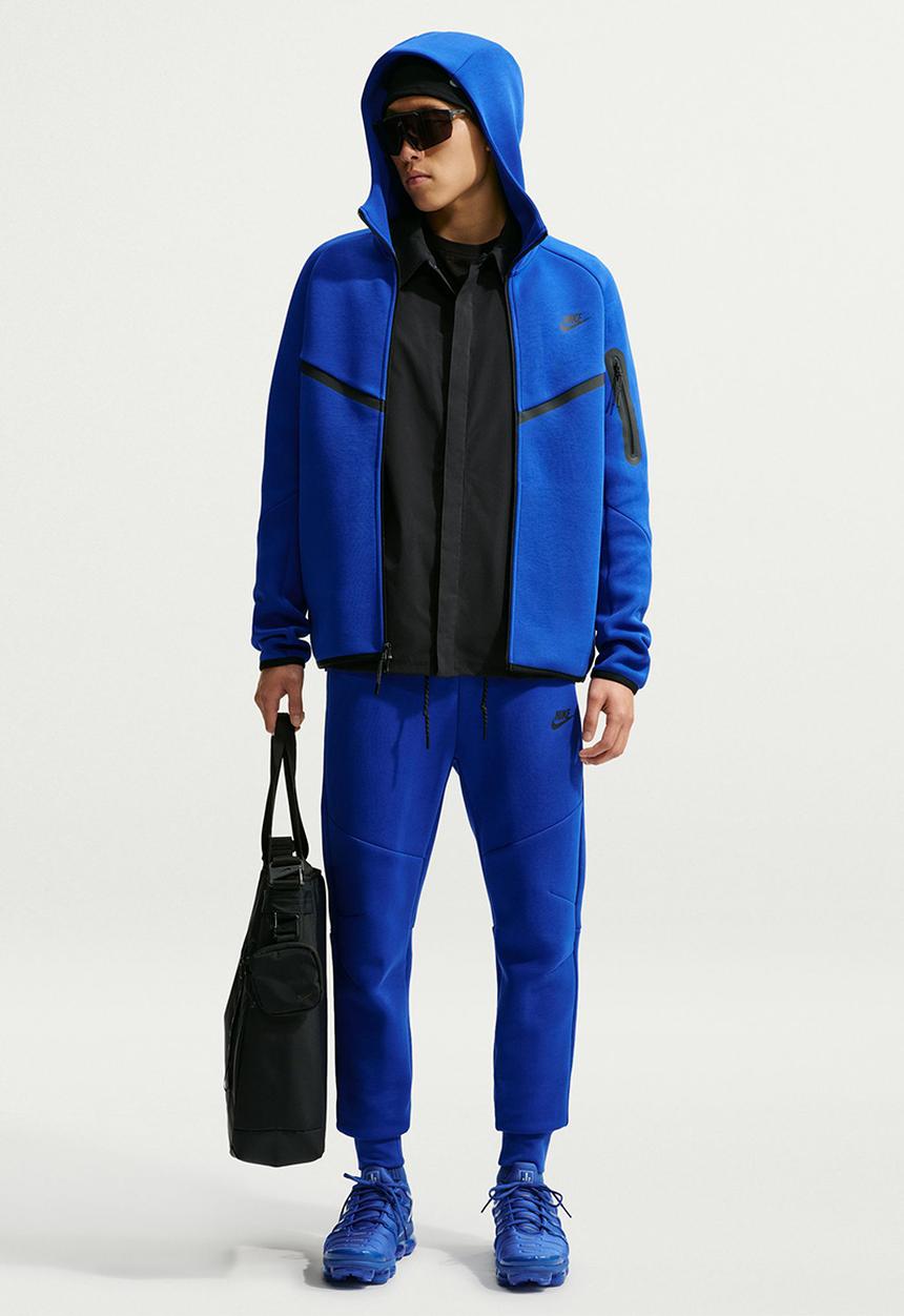Nike - NSW Tech Fleece FZ Wr Hoodie - Old Royal/Black
