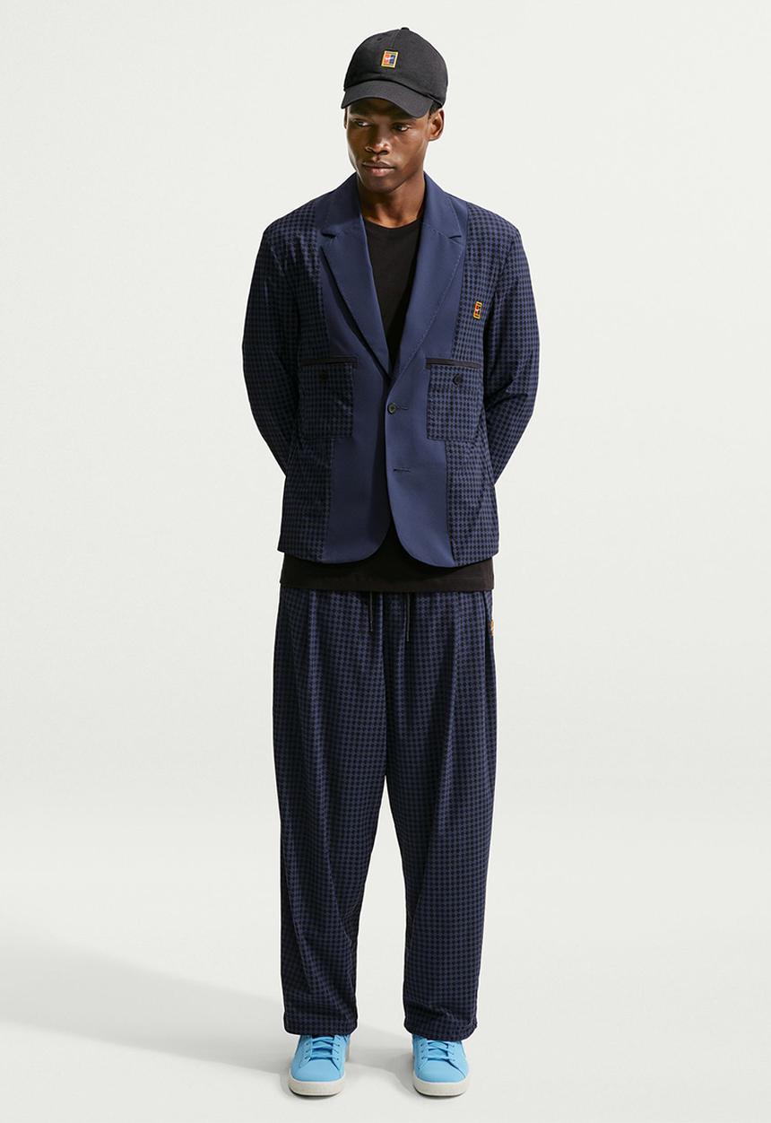 Nike -  Club Rules Sun AOP  Helios Blazer - Navy Obsidian/Black/Black