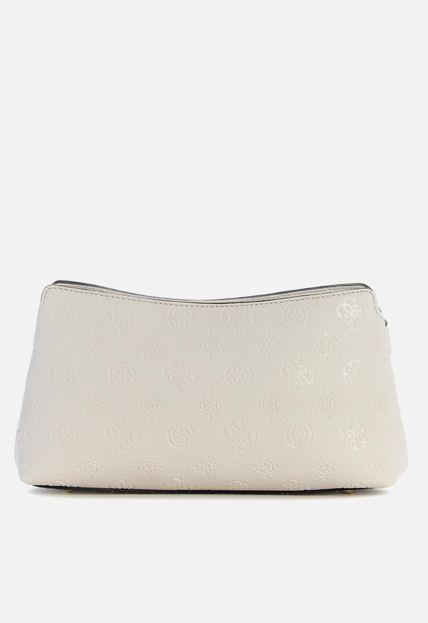 GUESS - Ella Logo Girlfriend Crossbody - Stone Logo