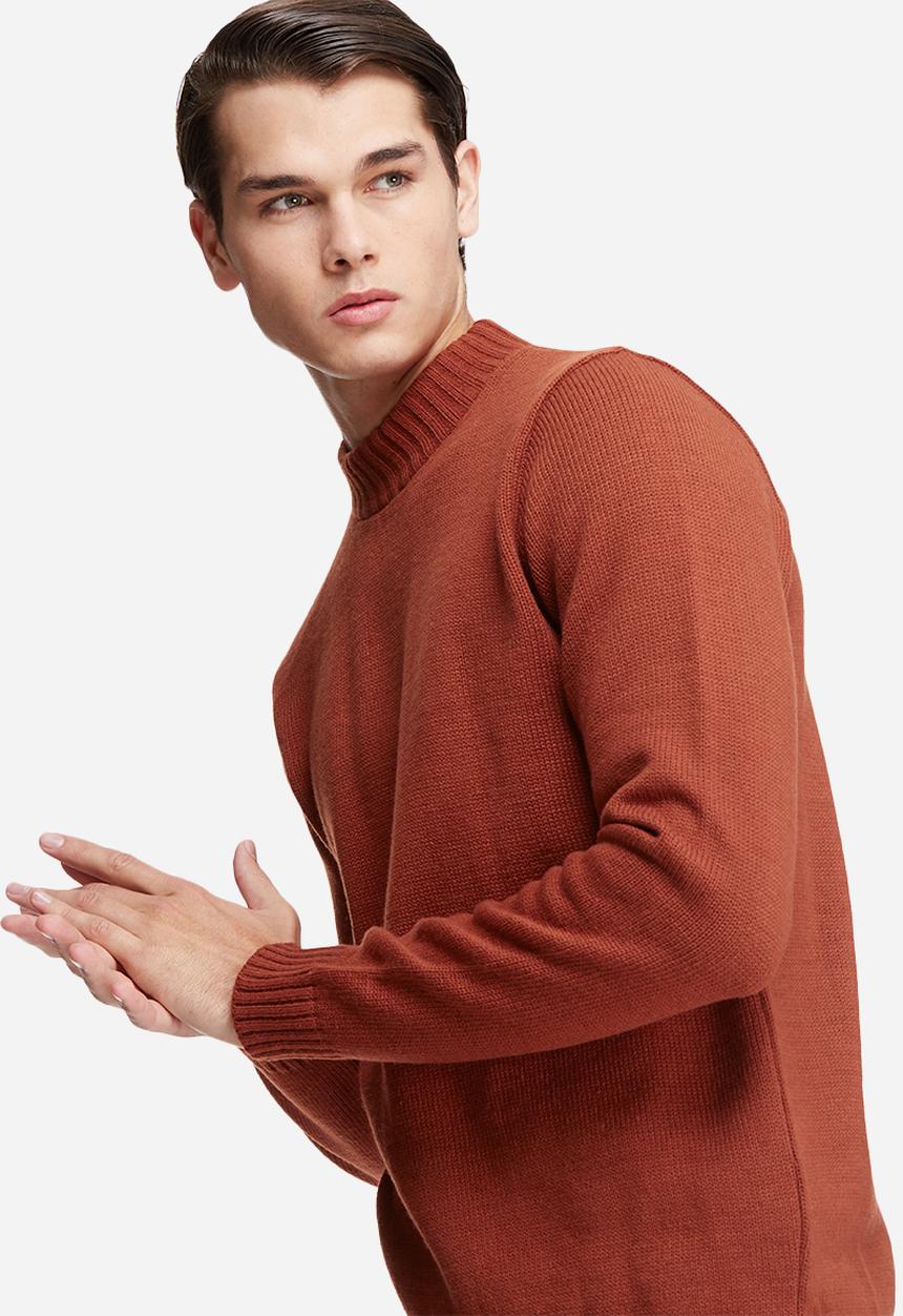 basicthread - High neck chunky knit