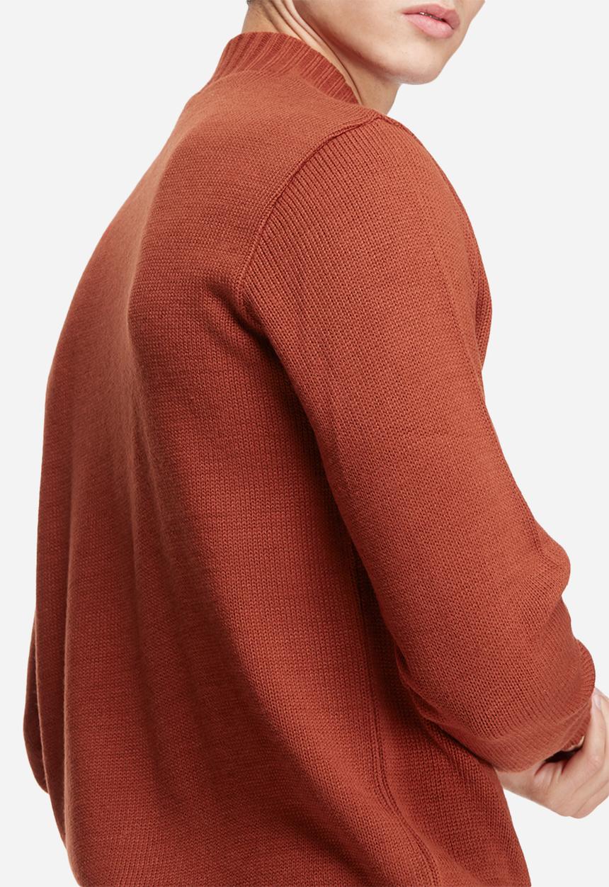 basicthread - High neck chunky knit