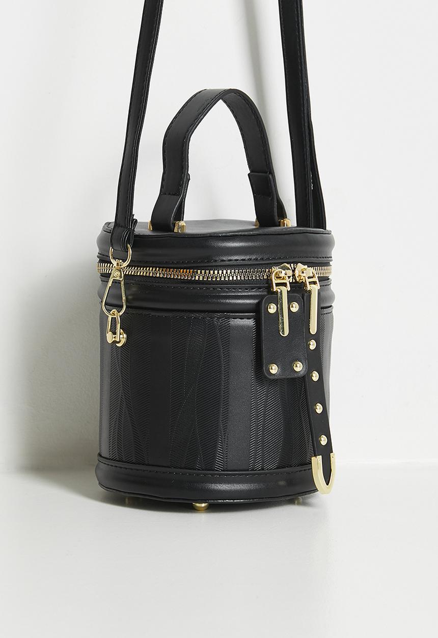 Tessa Design - Gia Woven Vanity Bag - Black