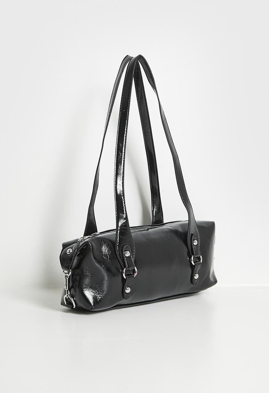 Tessa Design - Gaia Barrel Shoulder Bag - Black