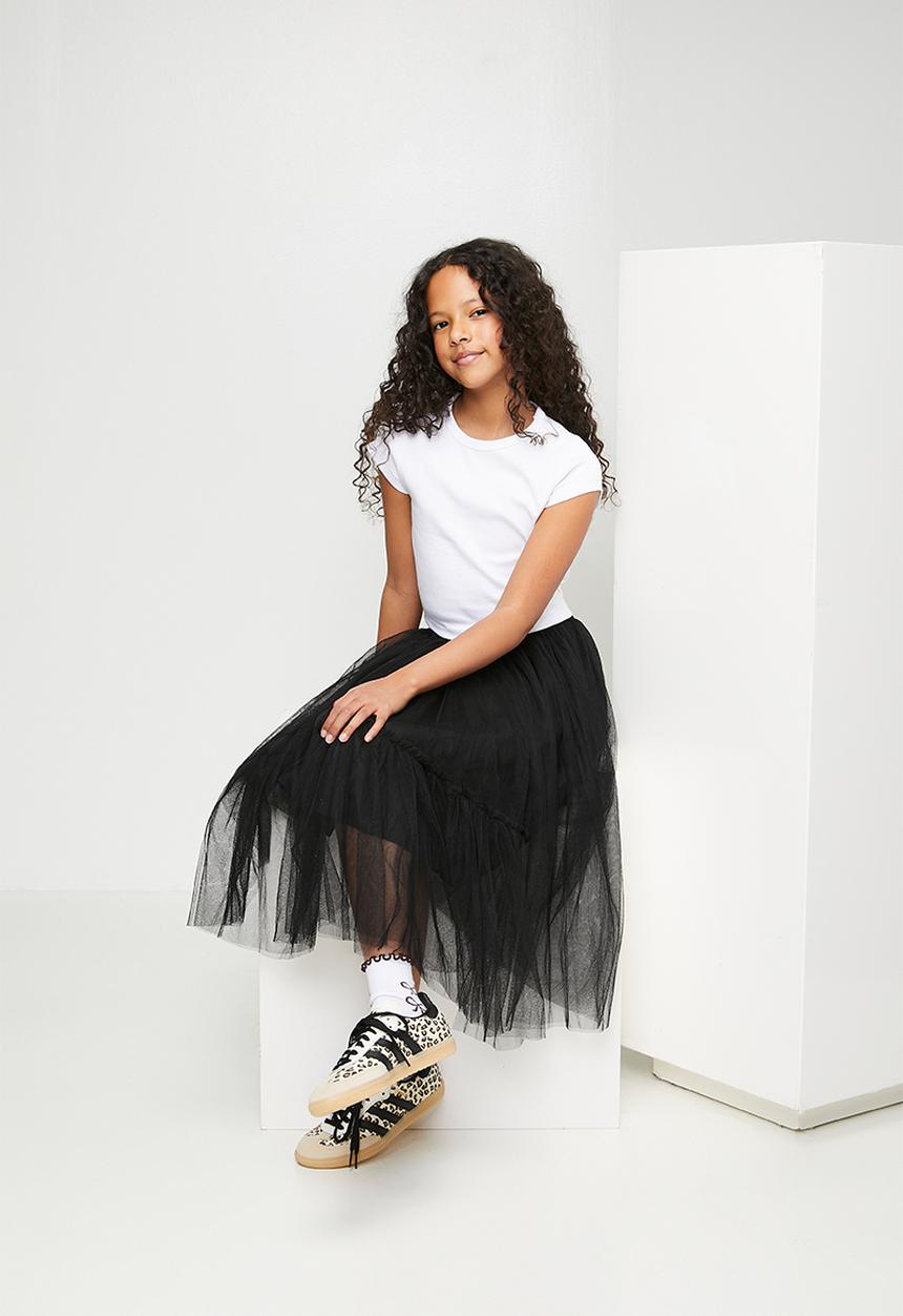 Pop Candy - Layered tulle party skirt - black