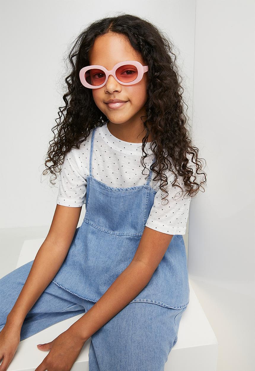 Pop Candy - Denim camisole top & jeans - light blue/white