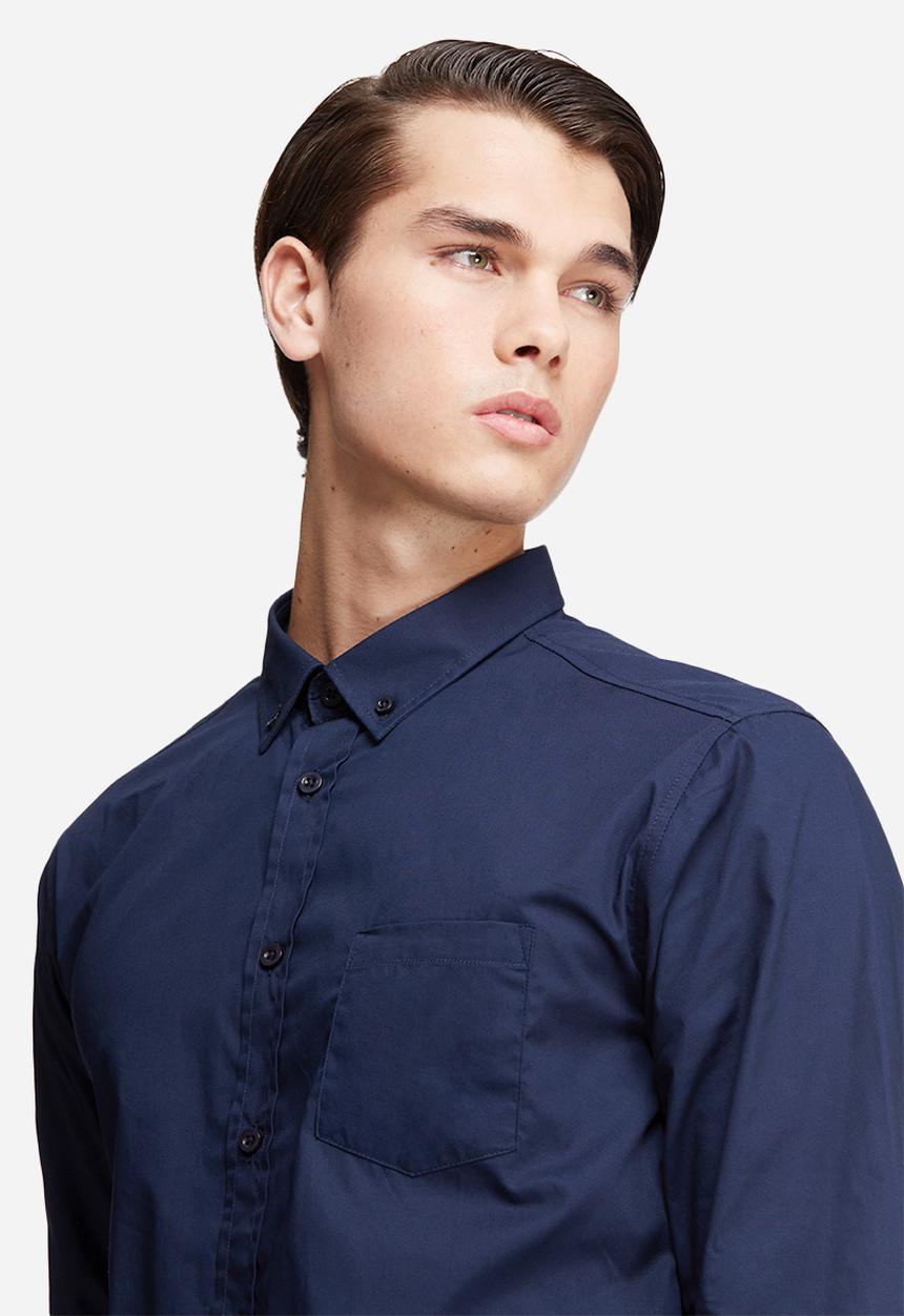 basicthread - Regular fit 1 pocket poplin