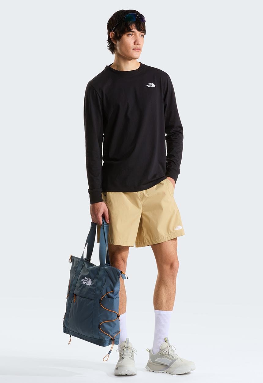 The North Face - EVOLUTION SIMPLE DOME  LONG Sleeve Tee -   TNF BLACK