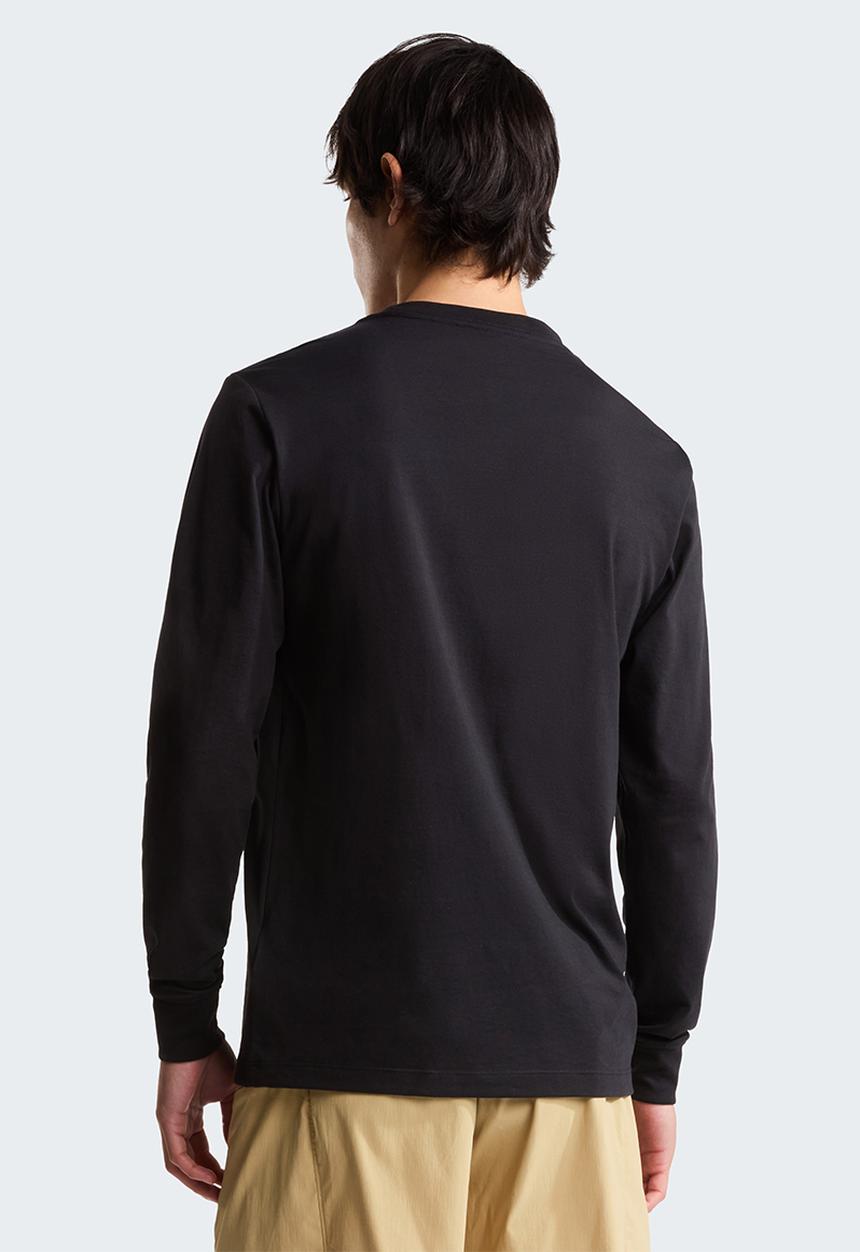 The North Face - EVOLUTION SIMPLE DOME  LONG Sleeve Tee -   TNF BLACK