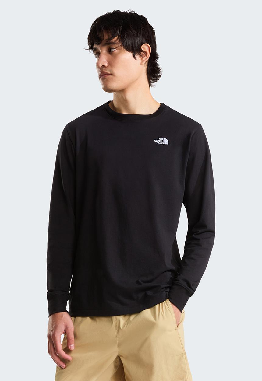 The North Face - EVOLUTION SIMPLE DOME  LONG Sleeve Tee -   TNF BLACK