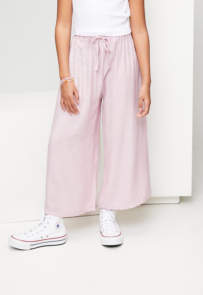 Pop Candy - Paperbag waist pants - pink