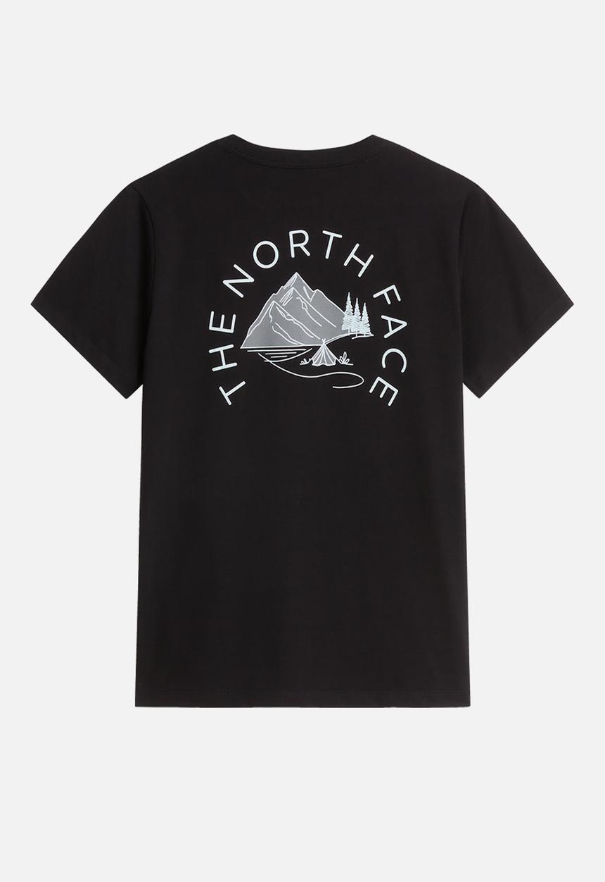 The North Face - W Mountainscape Regular Ss Tee - Tnf Black