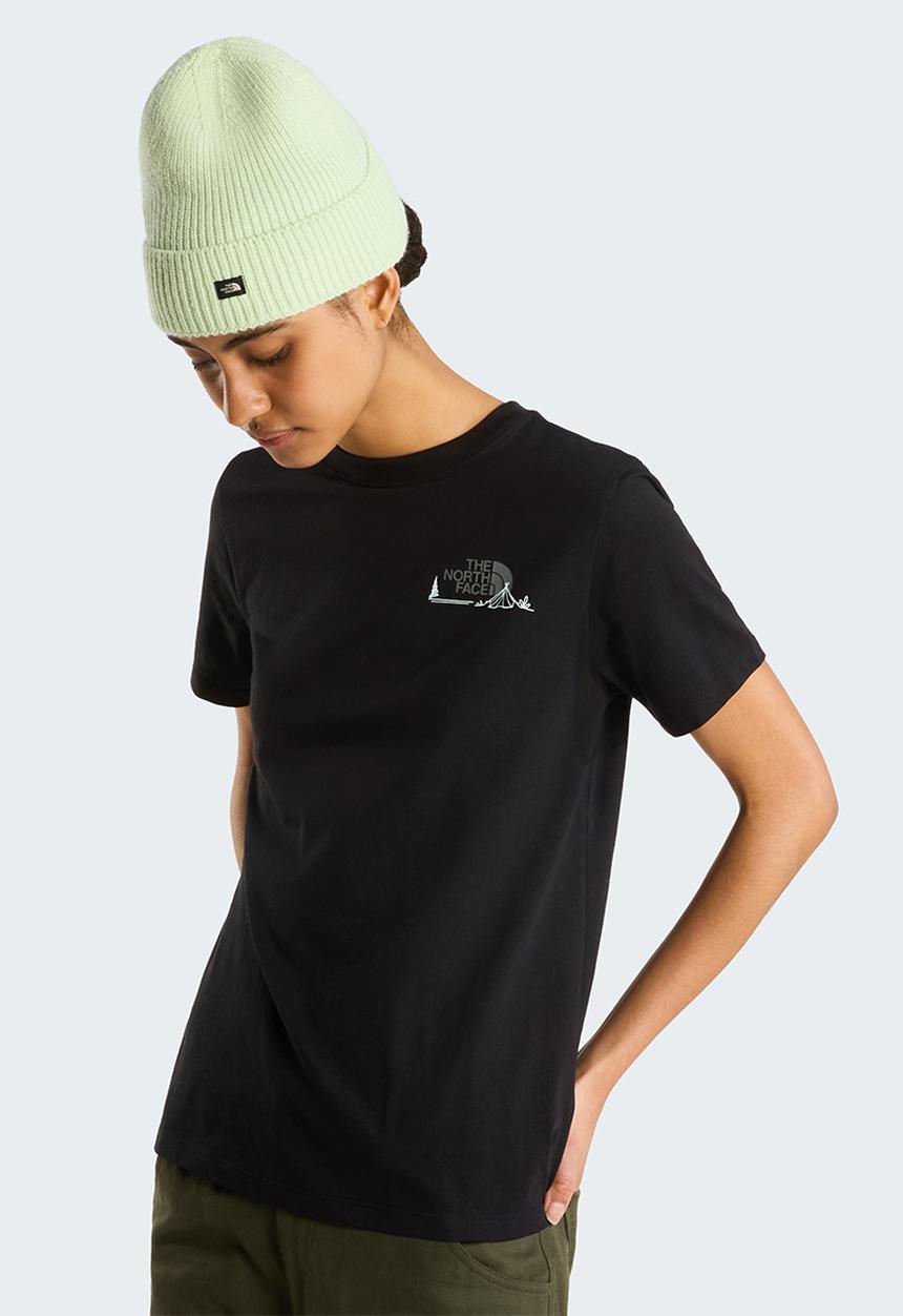 The North Face - W Mountainscape Regular Ss Tee - Tnf Black