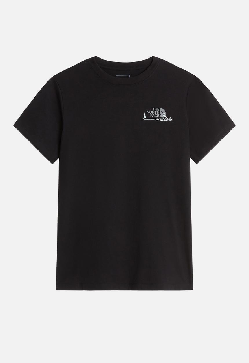 The North Face - W Mountainscape Regular Ss Tee - Tnf Black