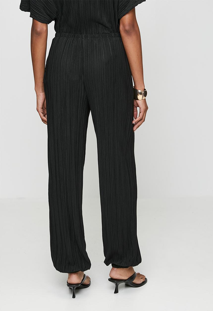 Me&B - Elasticated Waist Harem Pant - Black