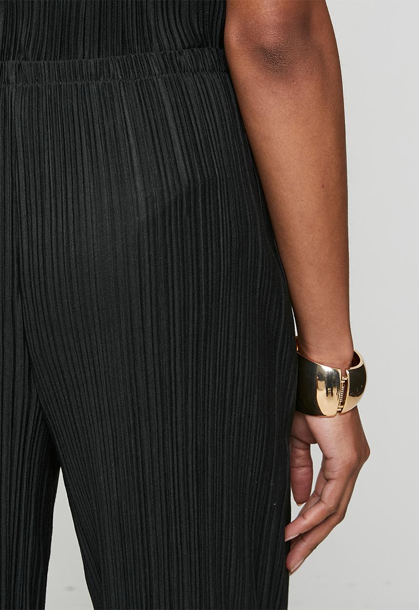 Me&B - Elasticated Waist Harem Pant - Black