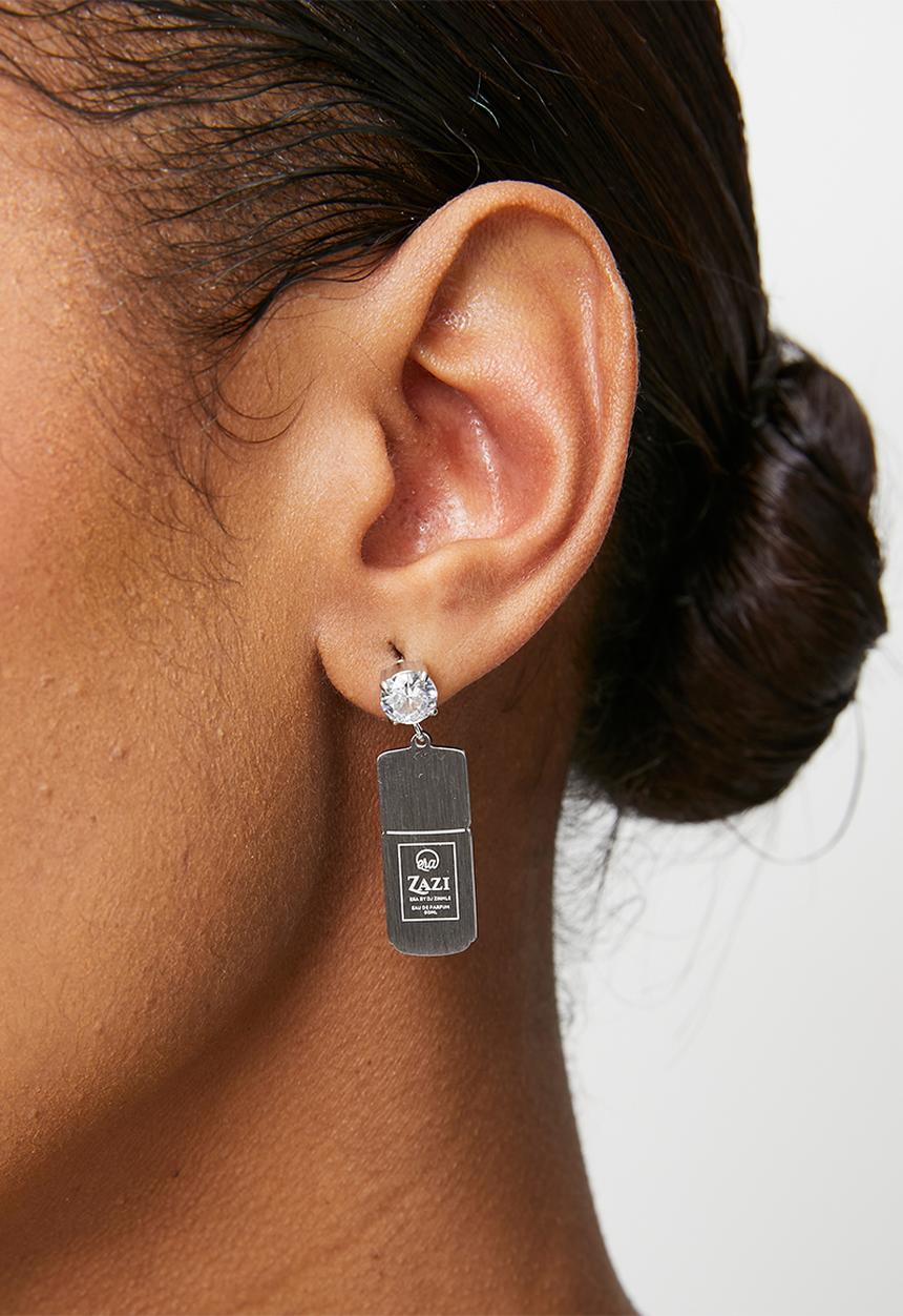 ERA by DJ Zinhle - Zazi Eau Da Parfum Earrings  - Silver