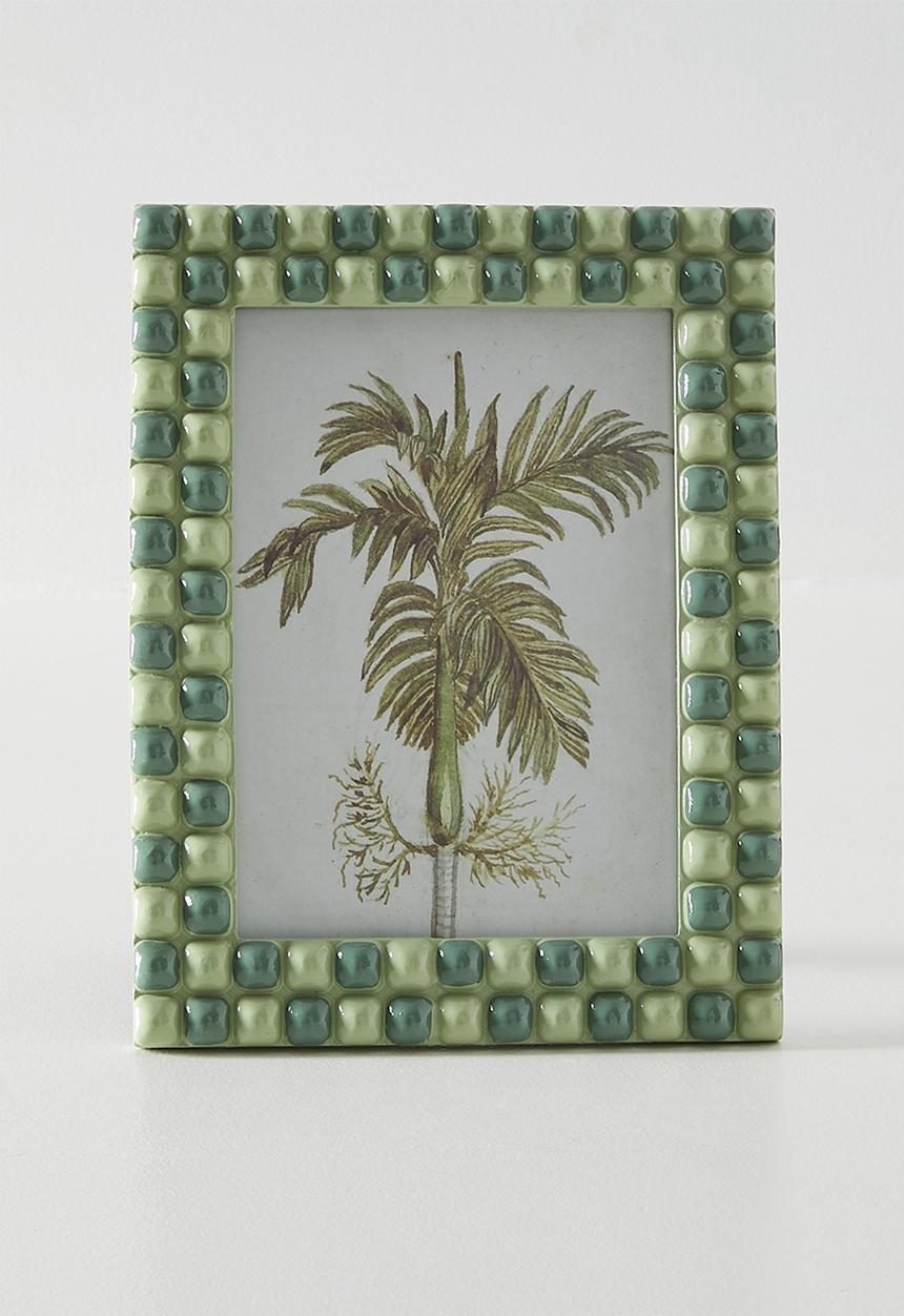 Sixth Floor - Checker Photo Frame Green 13x18cm