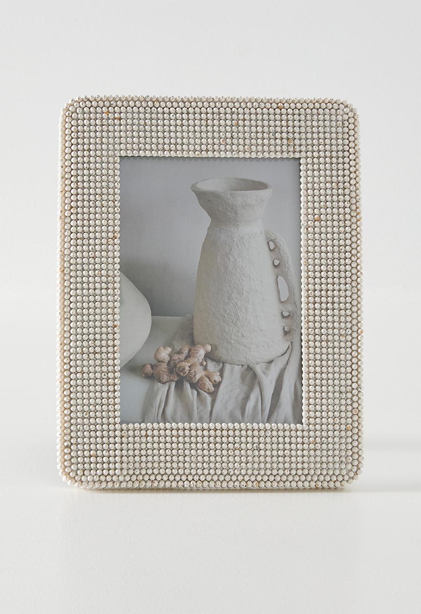 Sixth Floor - Textured Photo Frame White 13x18cm