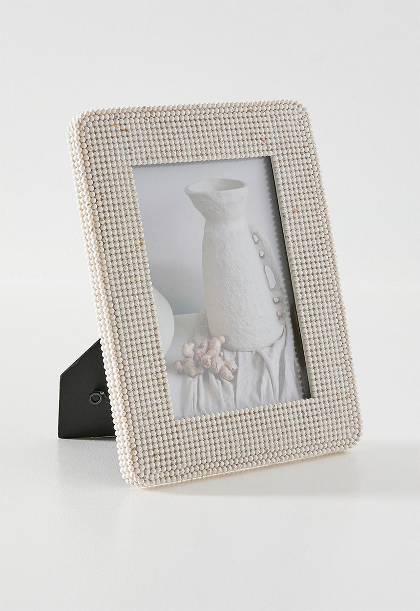 Sixth Floor - Textured Photo Frame White 13x18cm