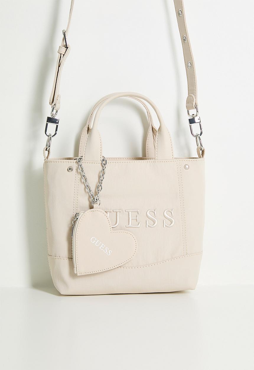 GUESS - Sasha Mini Tote Bag - Stone