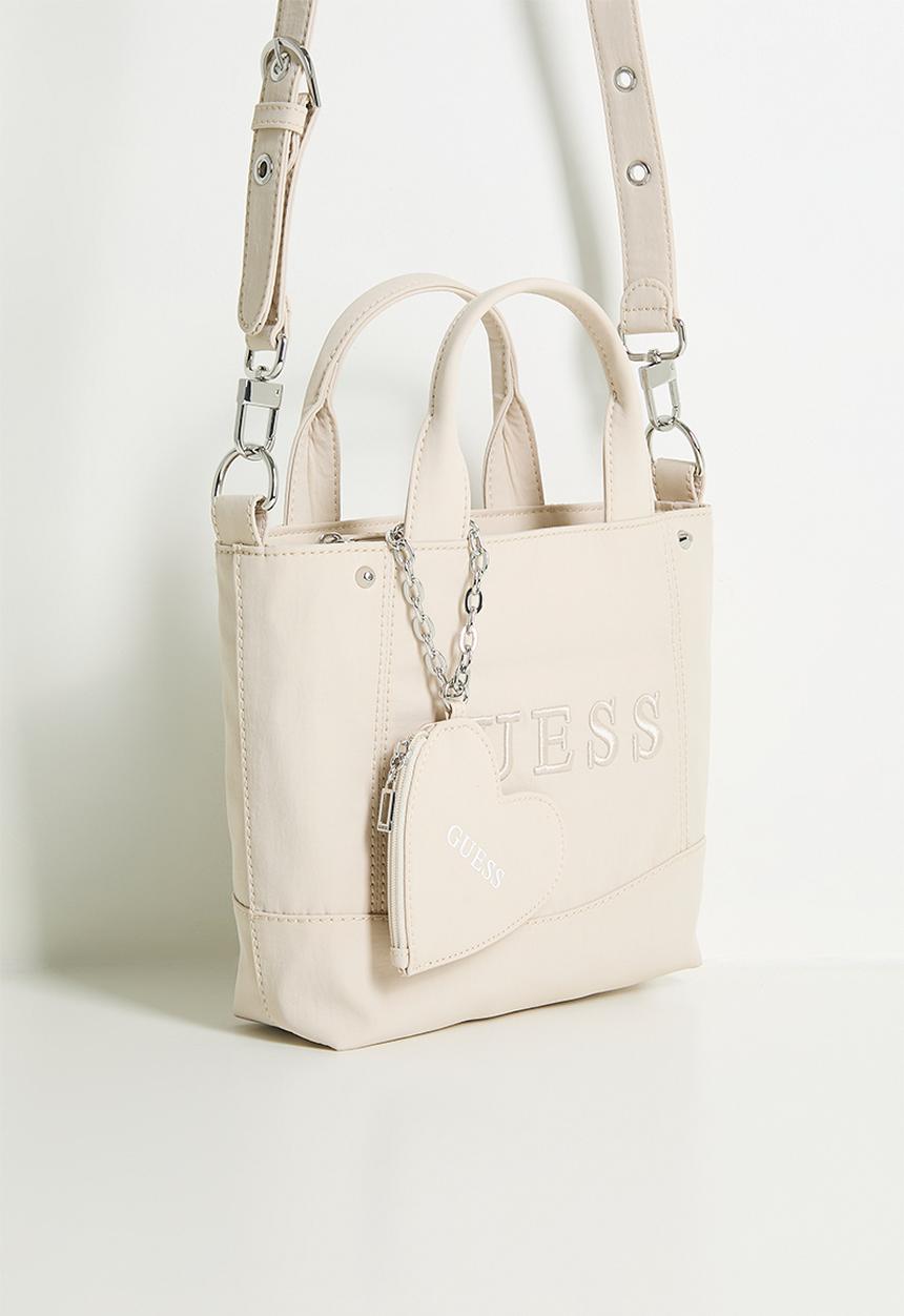 GUESS - Sasha Mini Tote Bag - Stone