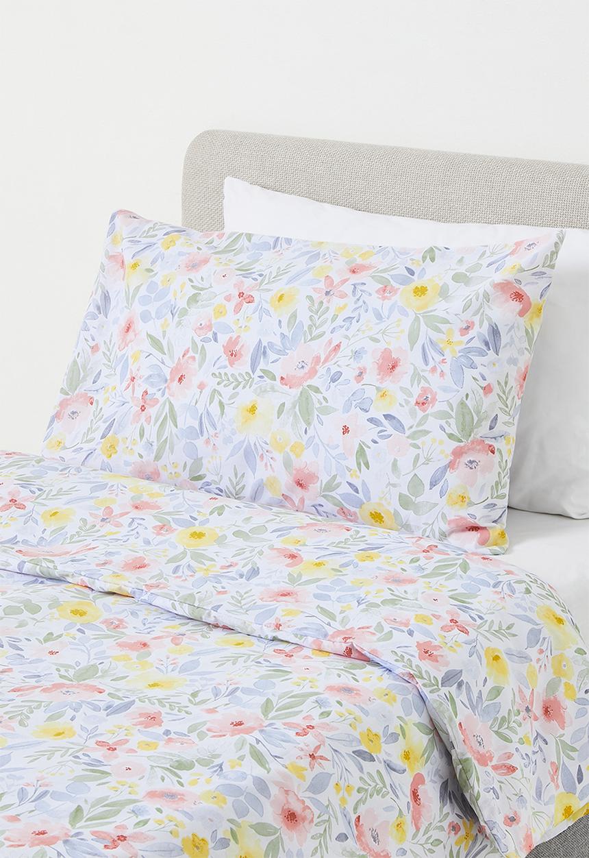 Sixth Floor - Annabelle Floral Cotton Blend Kids Duvet Set Multi