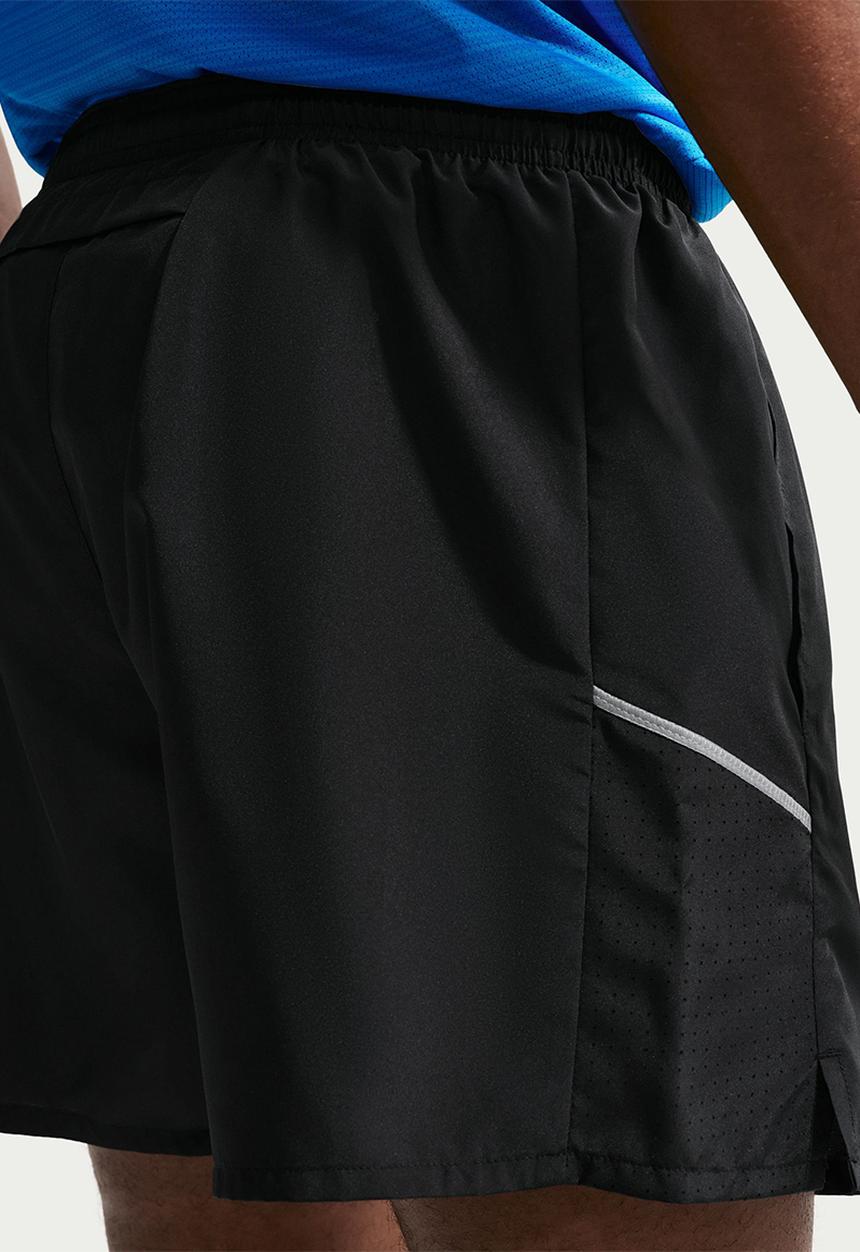 Nike - Miler  Dri-FIT 5" Brief-Lined Running Short -Black / Reflective Silver