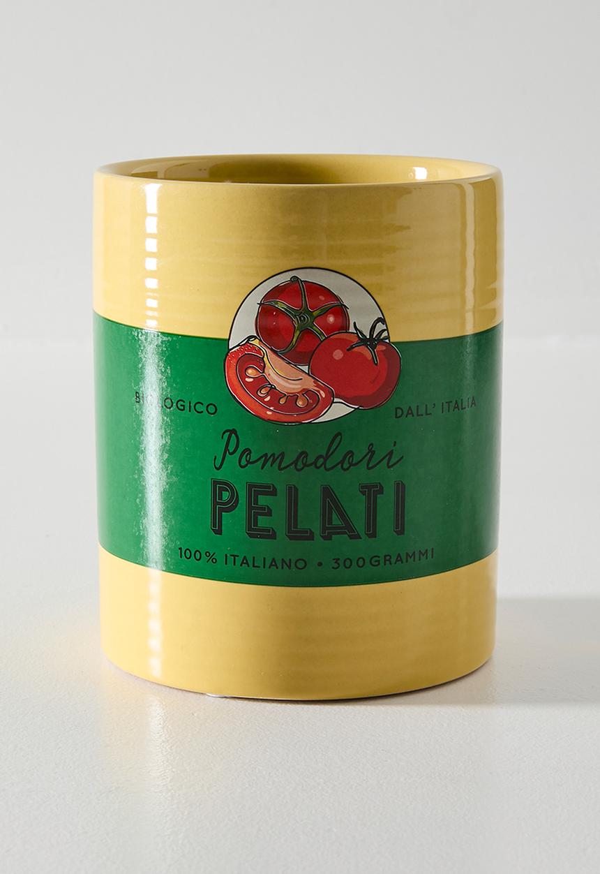 Sixth Floor - Pomodori Earthenware Untensil Holder Multi 11x11x13cm