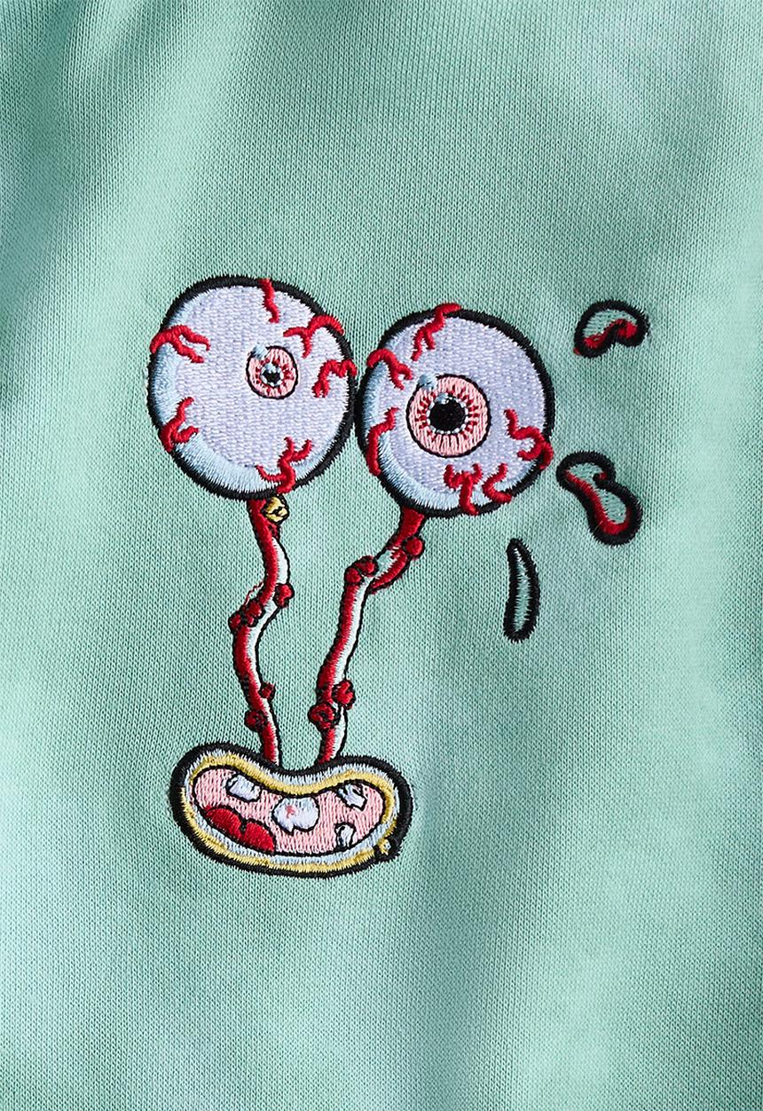 H&M - Printed hoodie - green/spongebob squarepants