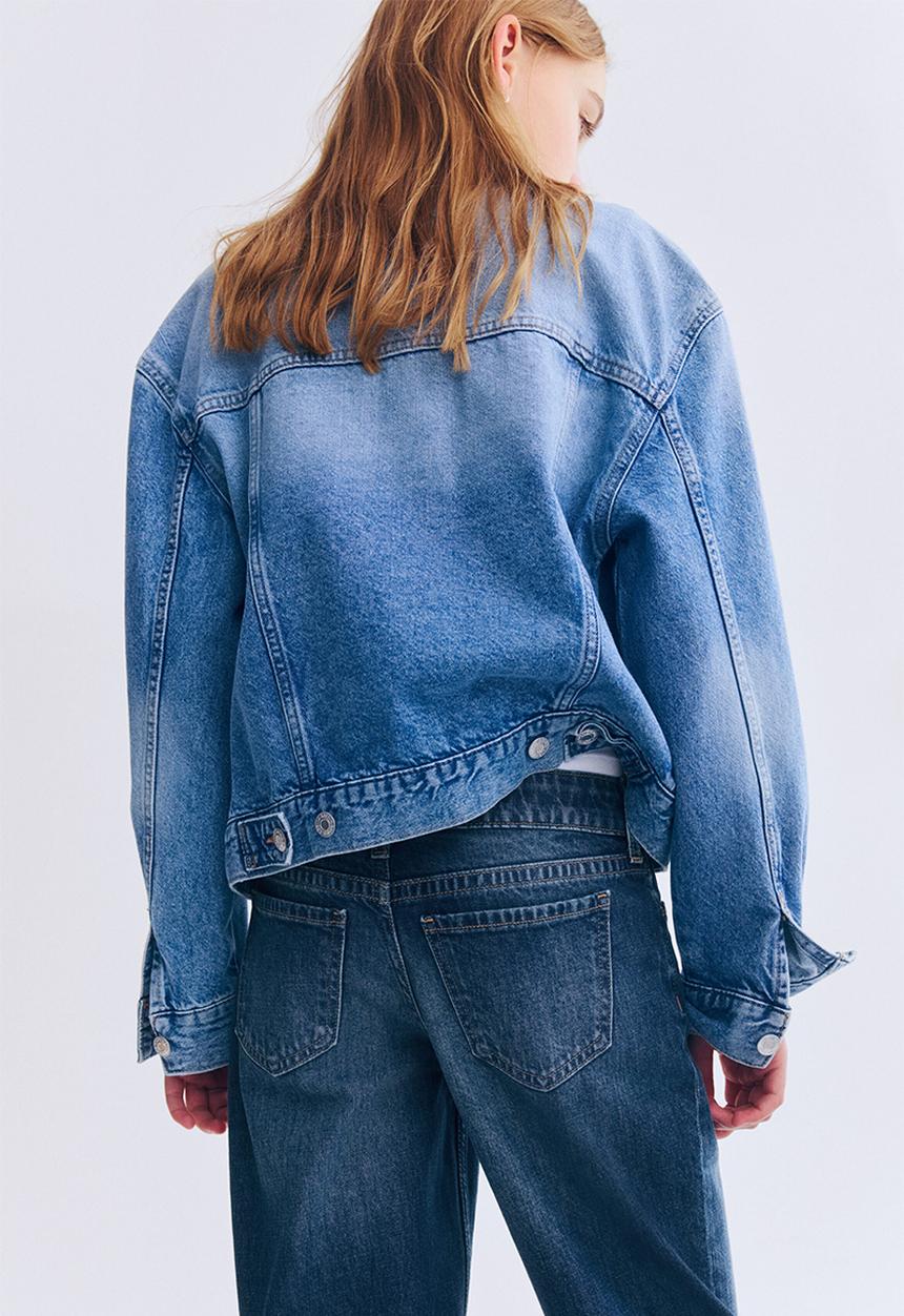 H&M - Straight leg jeans - dark denim blue