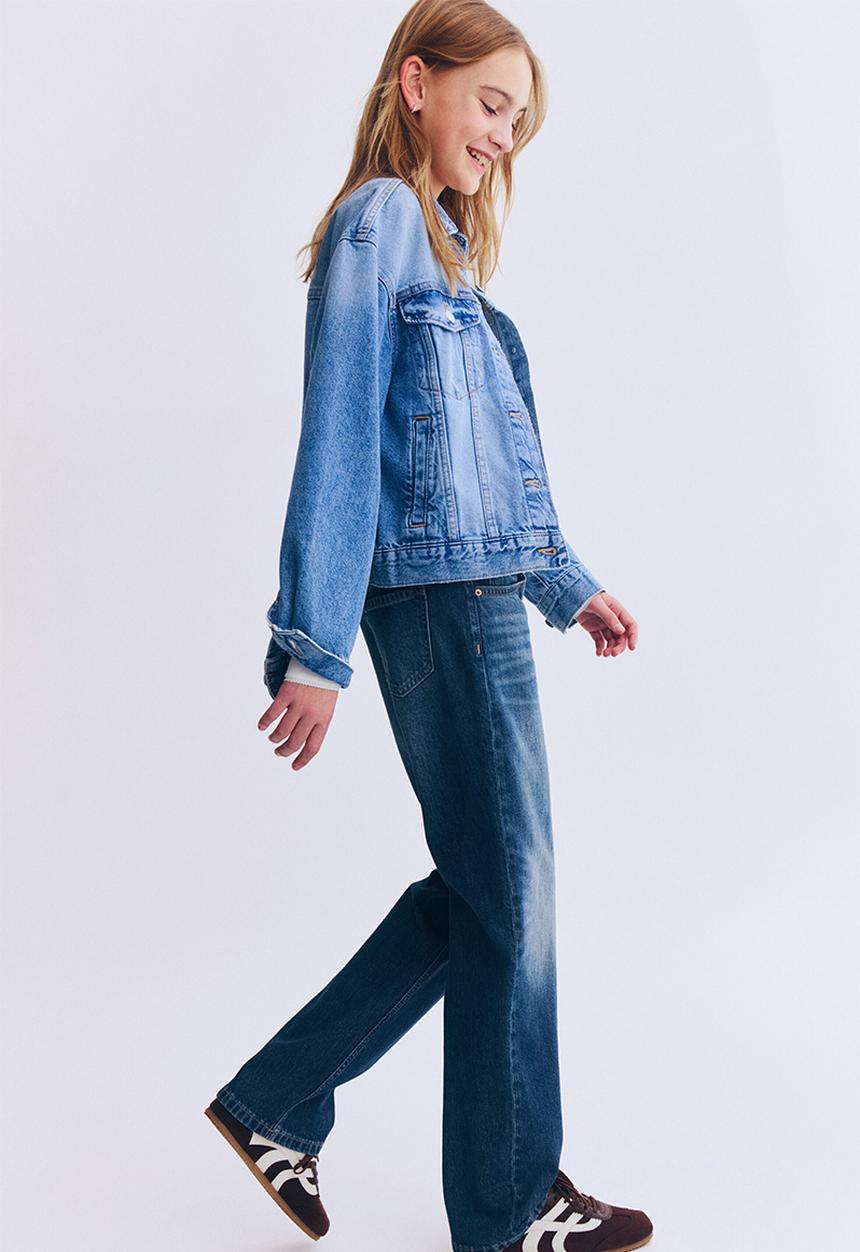 H&M - Straight leg jeans - dark denim blue