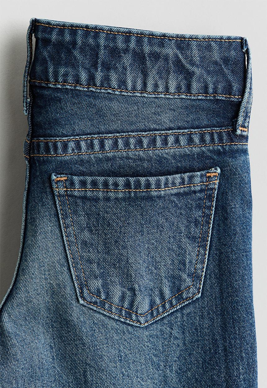 H&M - Straight leg jeans - dark denim blue