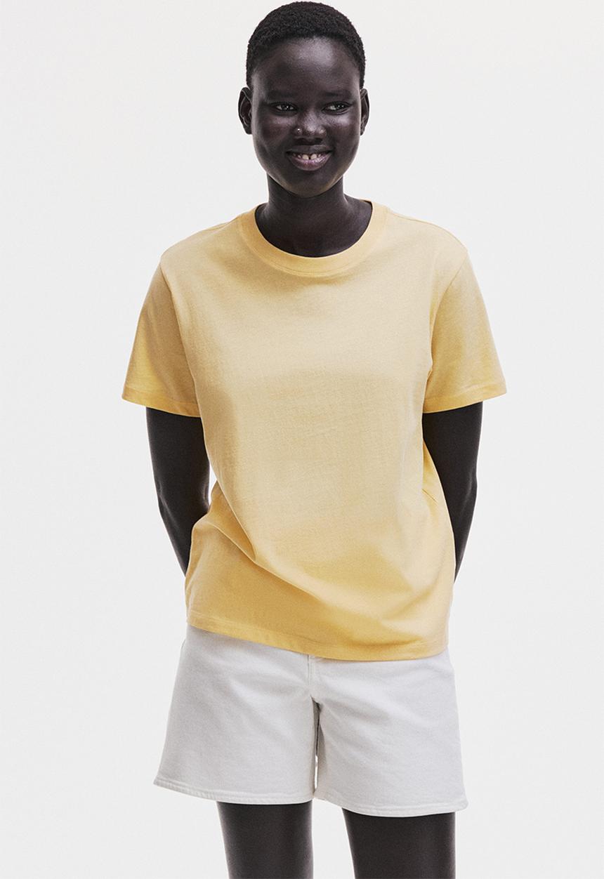 H&M - Cotton T-shirt - yellow
