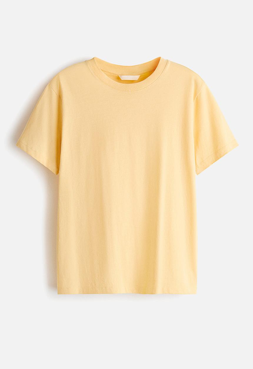 H&M - Cotton T-shirt - yellow