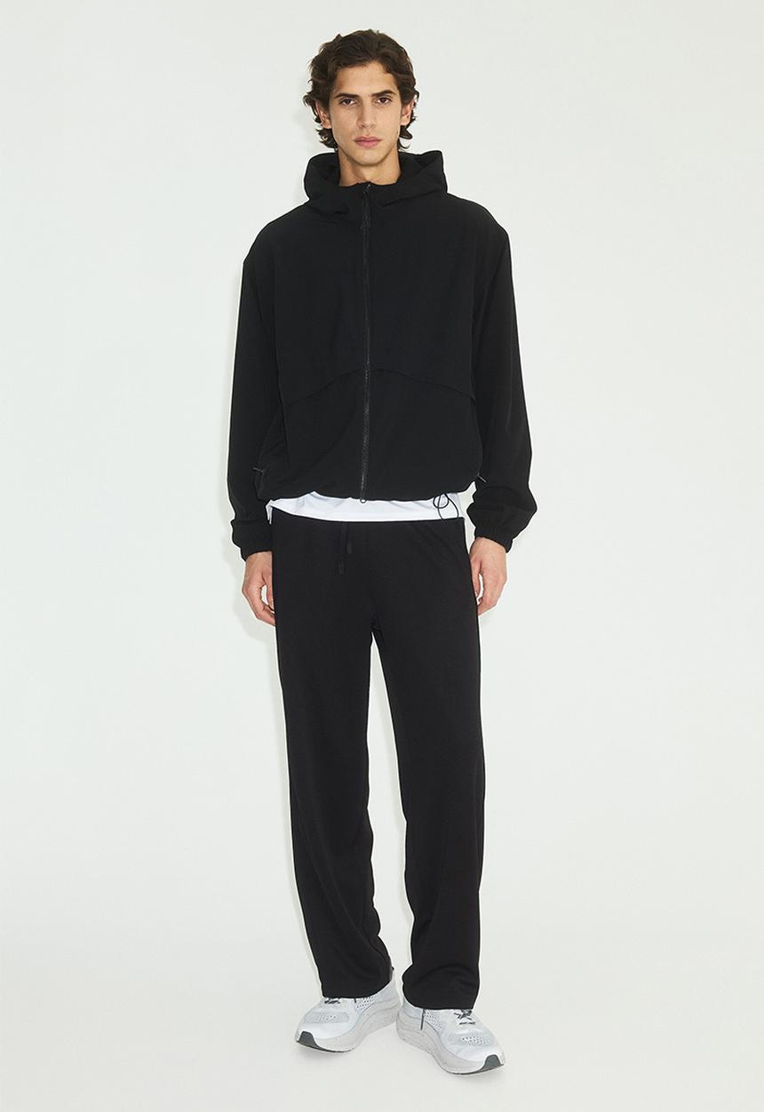 H&M - relaxed fit sports joggers with drymove? - black