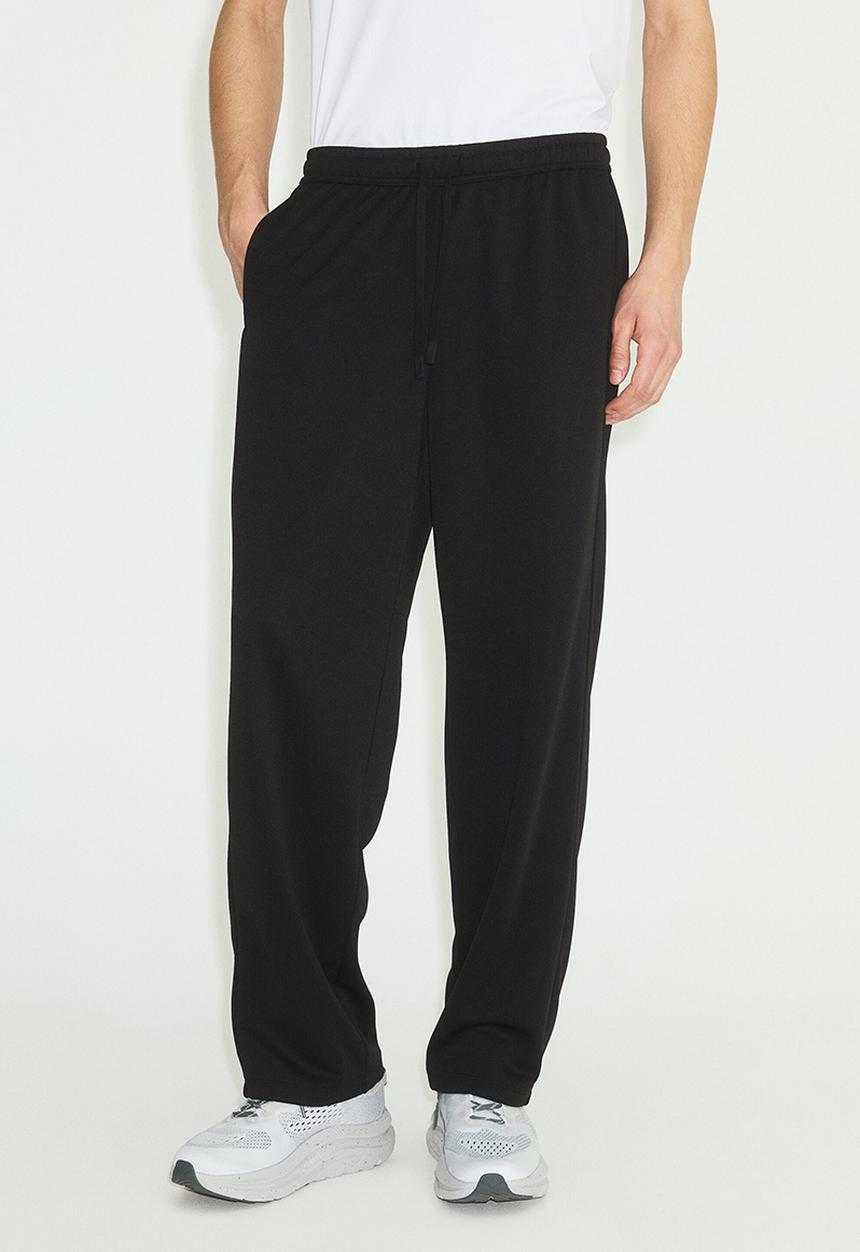 H&M - relaxed fit sports joggers with drymove? - black