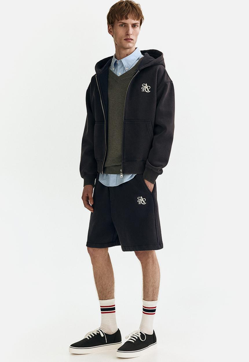 H&M - Relaxed fit shorts - navy blue