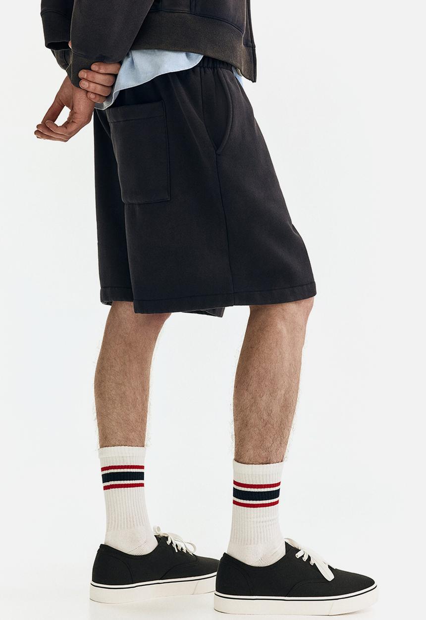 H&M - Relaxed fit shorts - navy blue